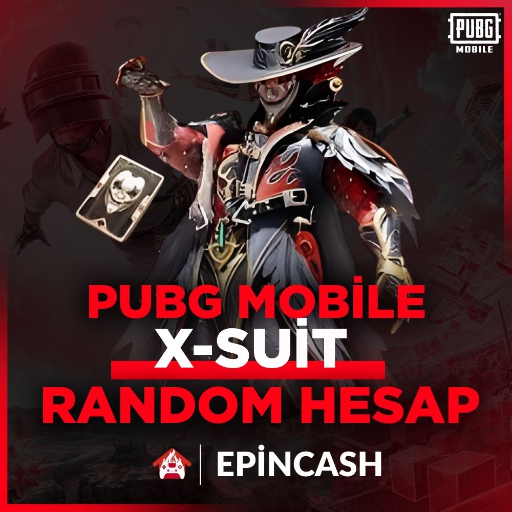 X-SUİT PUBG MOBİLE RANDOM HESAP